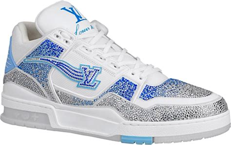 louis vuitton sneakers light blue|louis vuitton sneakers women.